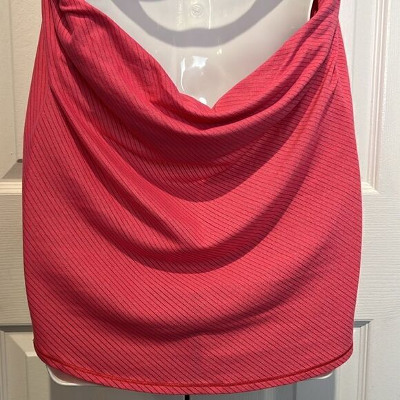 Lululemon Pink Wild Tank‎ Heathered Bon Bon So Fly Butterfly Angel Wing Size 8 - Picture 9 of 11